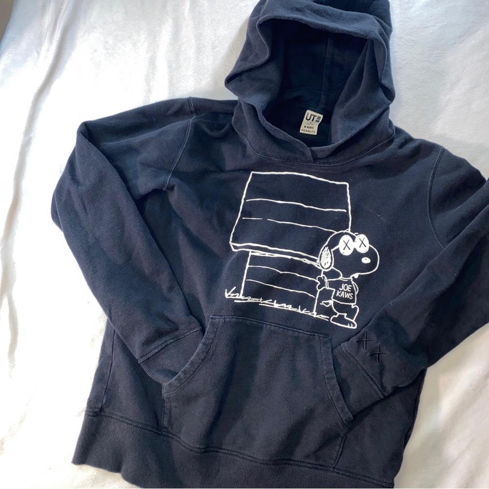 Uniqlo Hoodie UT Kaws Peanuts Sweatshirt Small Snoopy Cartoon Collab Streetwear